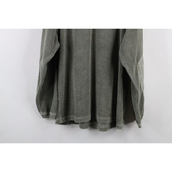 Vtg 90s The Territory Ahead Mens L Stonewash Elbow Patch Terry Cloth Sweatshirt - Picture 12 of 12